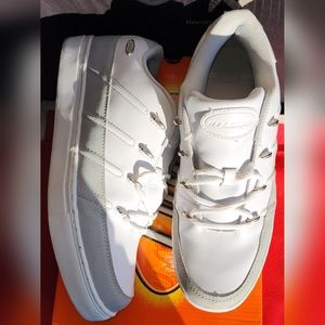 LUGS 'PRONTO' LO SNEAKERS, SIZE 11-D, COLOR- WHITE/GREY